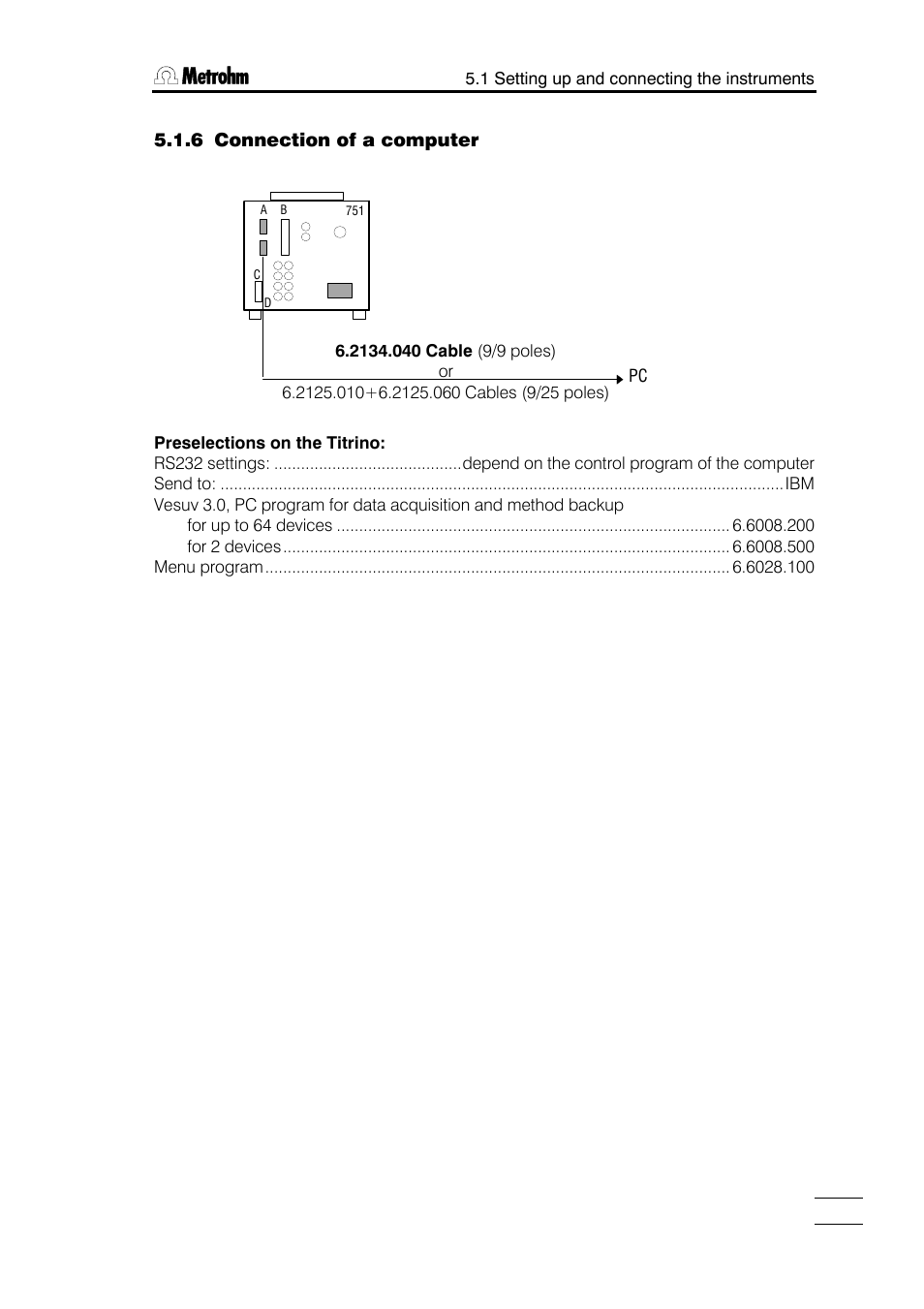 Metrohm 751 GPD Titrino User Manual | Page 214 / 240