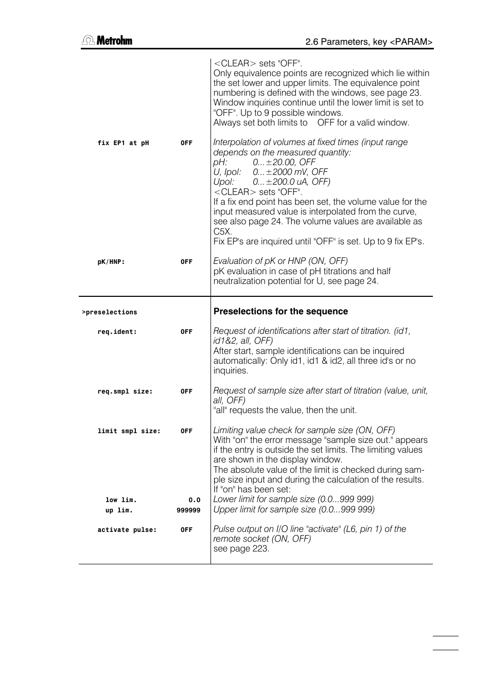 Metrohm 751 GPD Titrino User Manual | Page 22 / 240