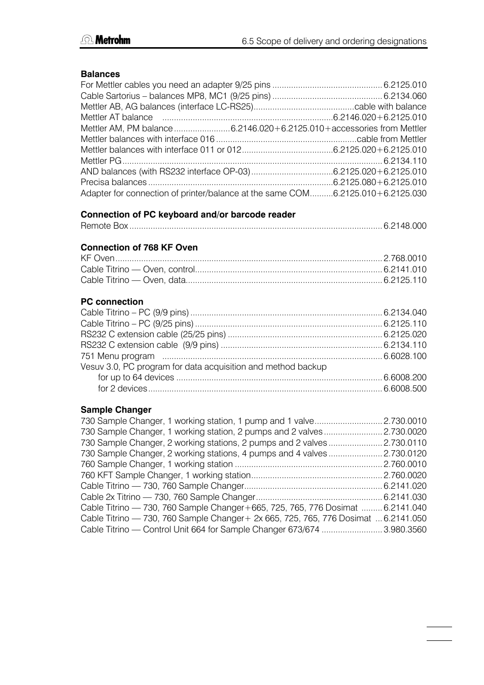 Metrohm 751 GPD Titrino User Manual | Page 234 / 240