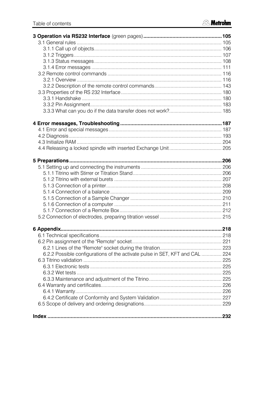 Metrohm 751 GPD Titrino User Manual | Page 3 / 240