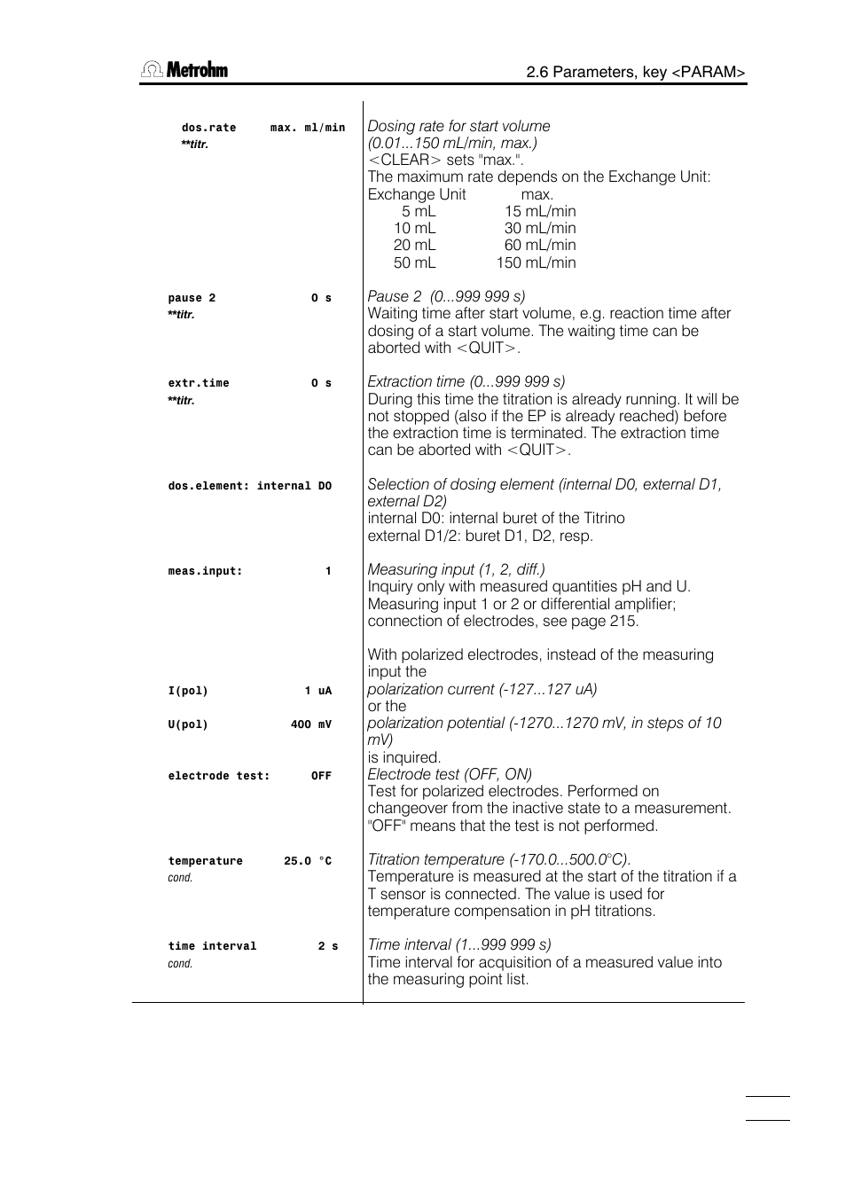 Metrohm 751 GPD Titrino User Manual | Page 30 / 240