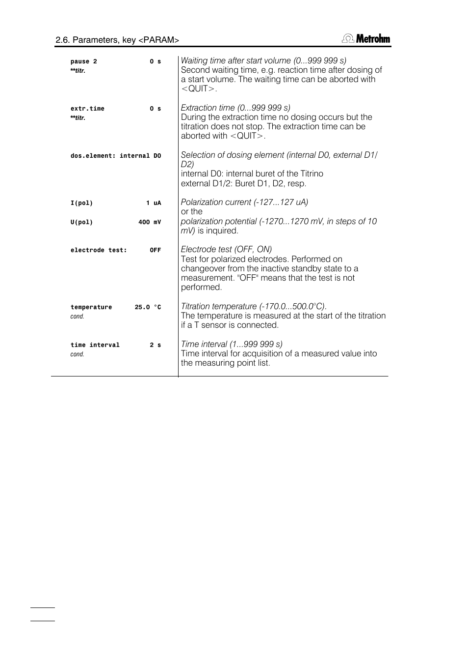 Metrohm 751 GPD Titrino User Manual | Page 39 / 240