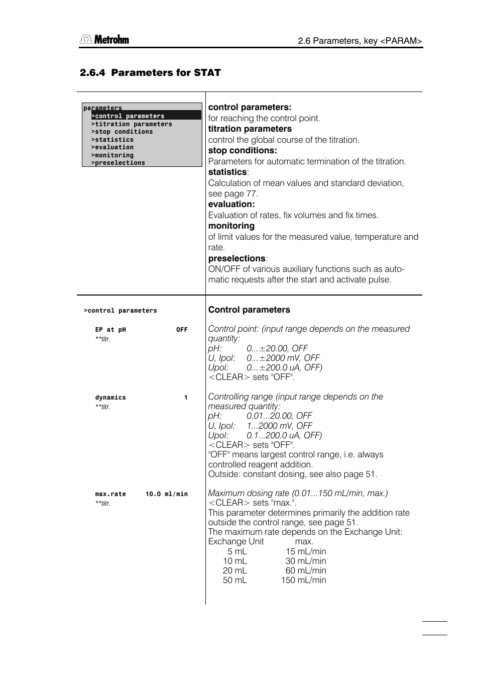 Metrohm 751 GPD Titrino User Manual | Page 46 / 240