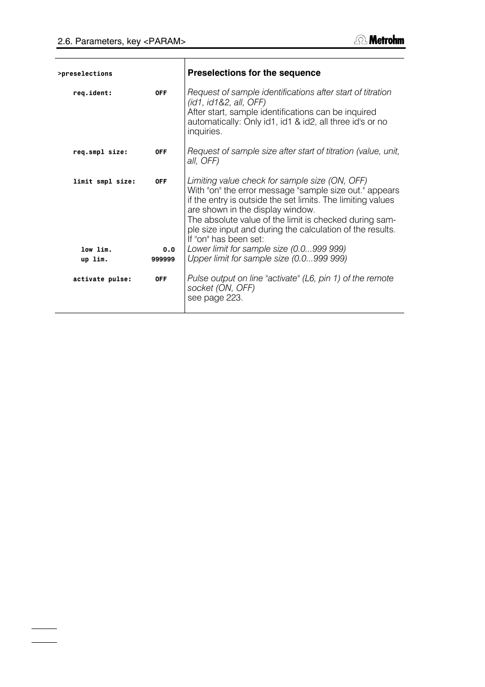 Metrohm 751 GPD Titrino User Manual | Page 61 / 240