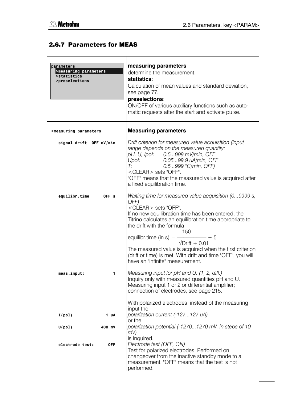 Metrohm 751 GPD Titrino User Manual | Page 72 / 240