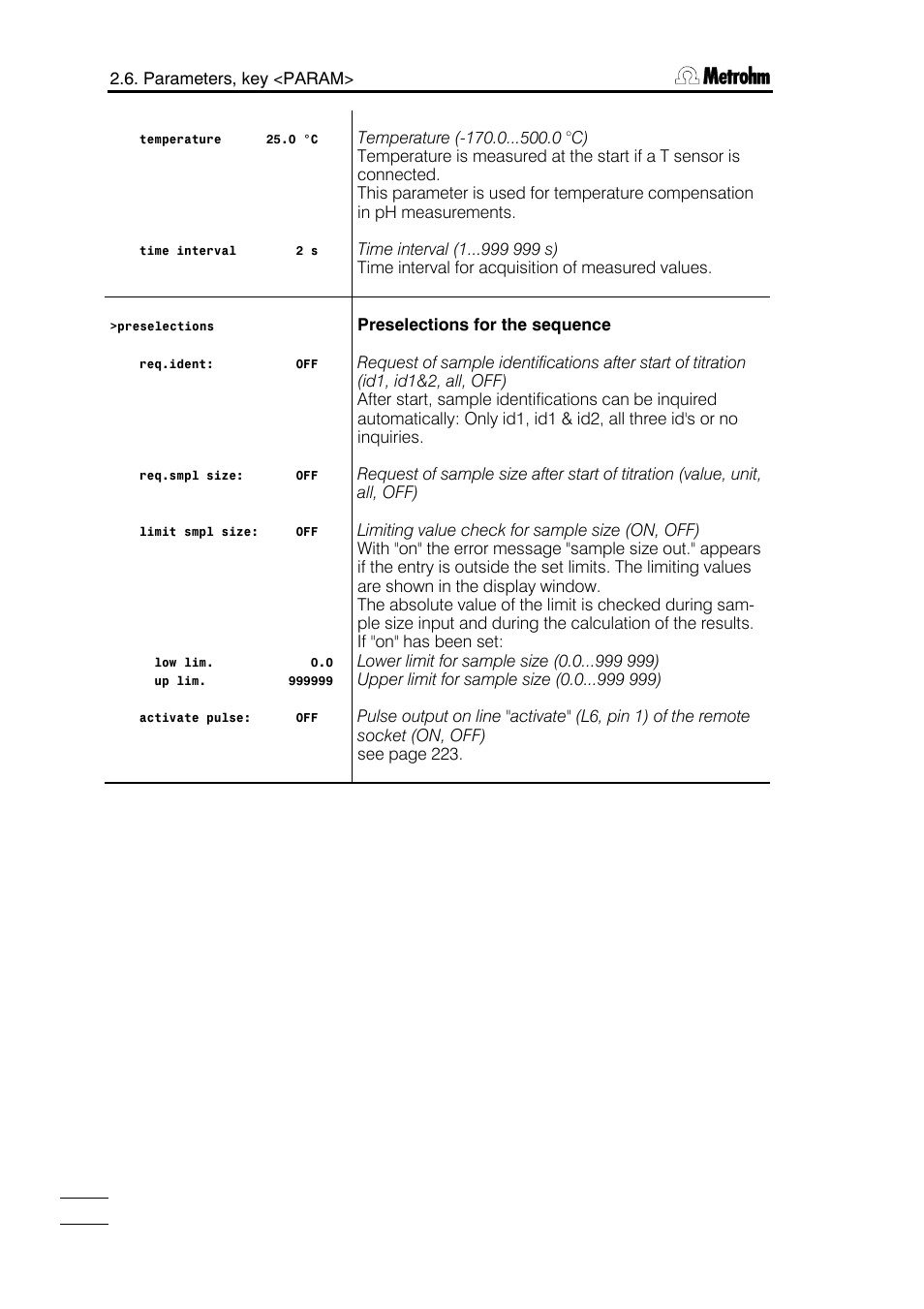 Metrohm 751 GPD Titrino User Manual | Page 73 / 240