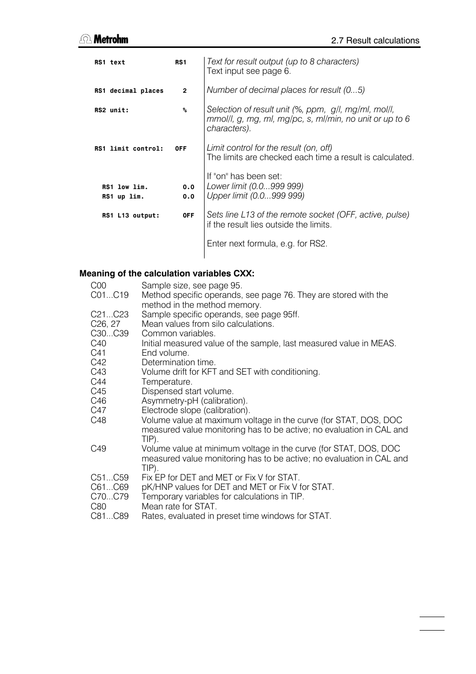 Metrohm 751 GPD Titrino User Manual | Page 78 / 240