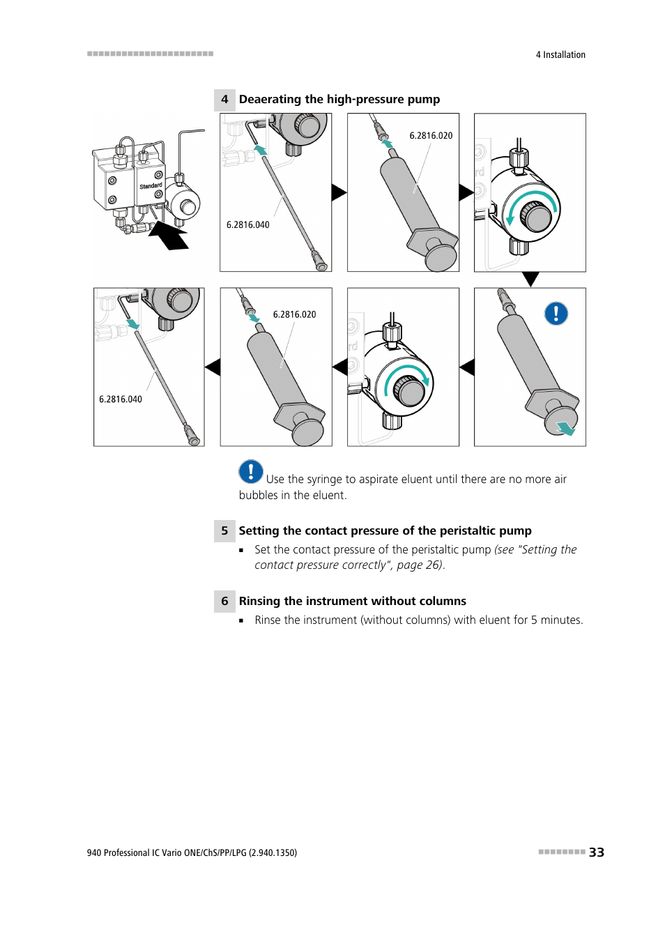 Metrohm 940 Professional IC Vario ONE/ChS/PP/LPG User Manual | Page 41 / 52