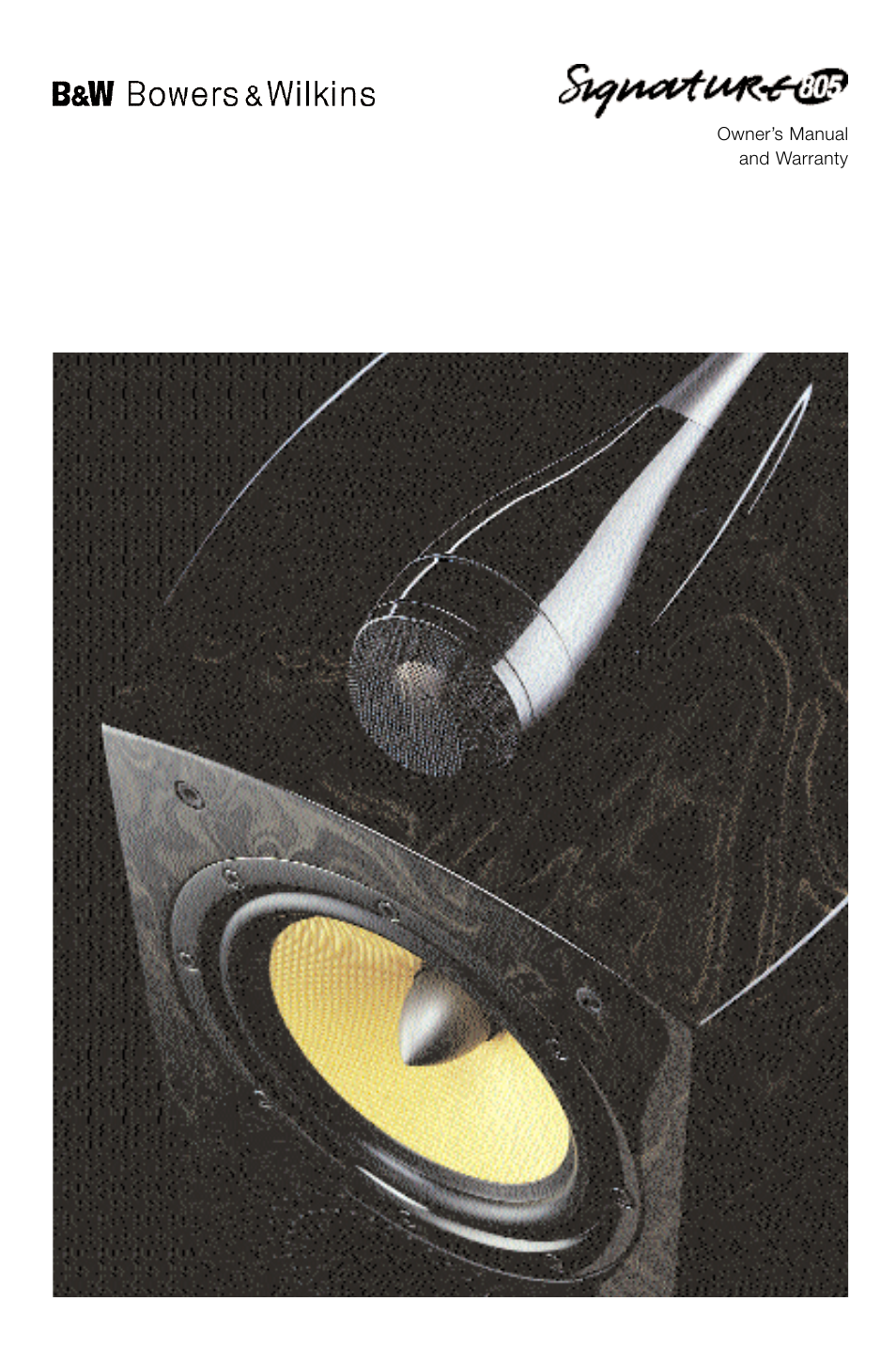 Bowers & Wilkins Loudspeaker Signature 805 User Manual | 33 pages