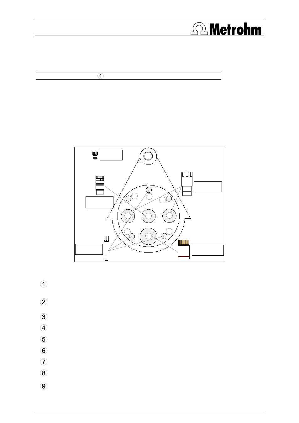 4 tubing connections | Metrohm TitrIC 2 User Manual | Page 7 / 16