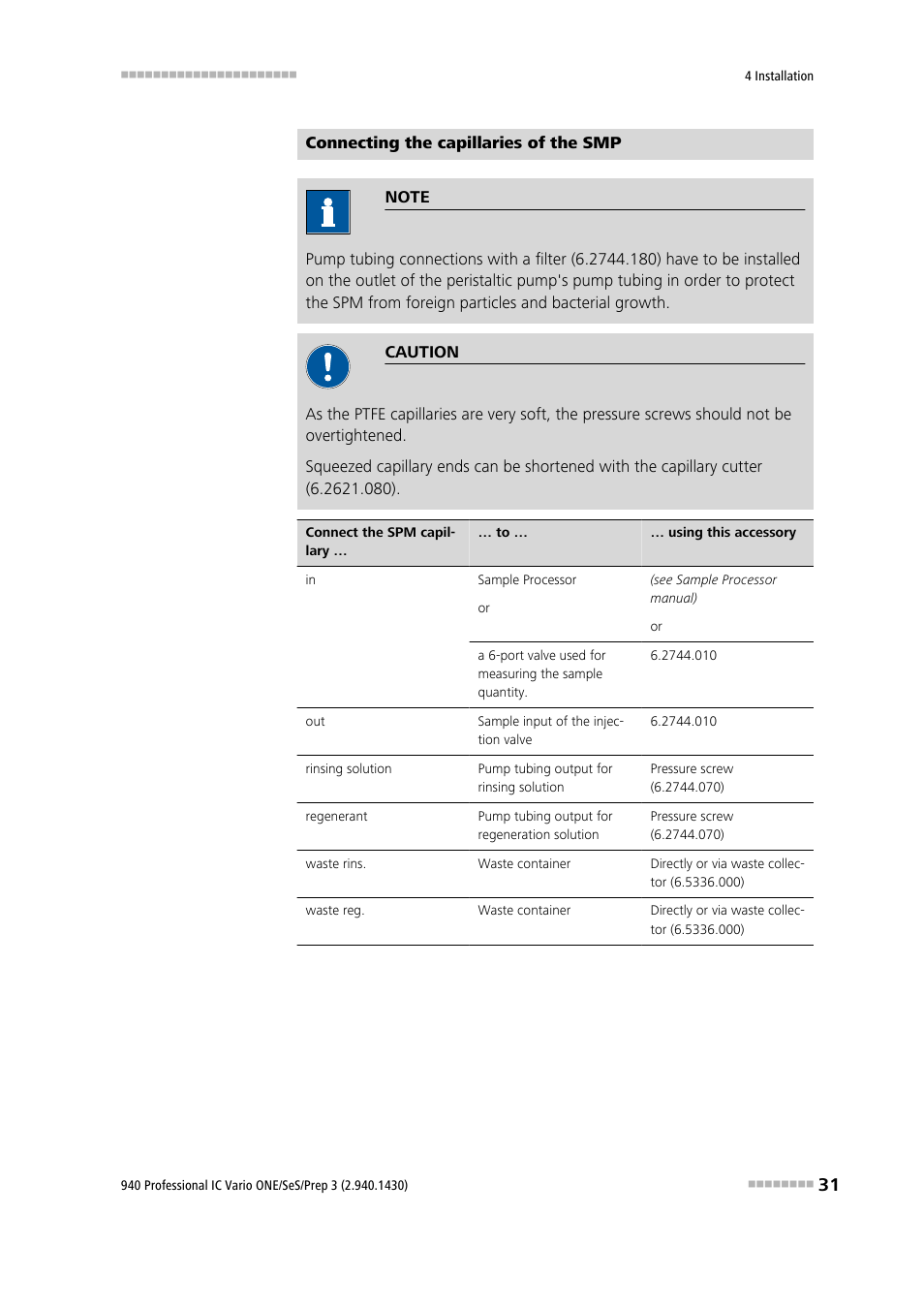 Metrohm 940 Professional IC Vario ONE/SeS/Prep 3 User Manual | Page 39 / 54