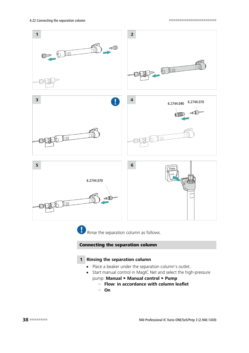Metrohm 940 Professional IC Vario ONE/SeS/Prep 3 User Manual | Page 46 / 54