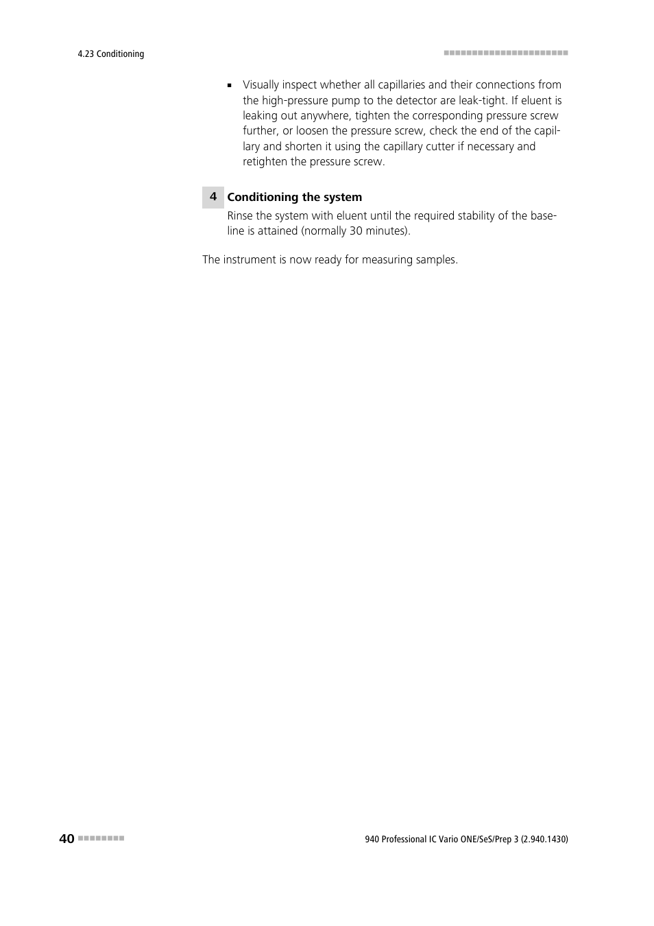 Metrohm 940 Professional IC Vario ONE/SeS/Prep 3 User Manual | Page 48 / 54