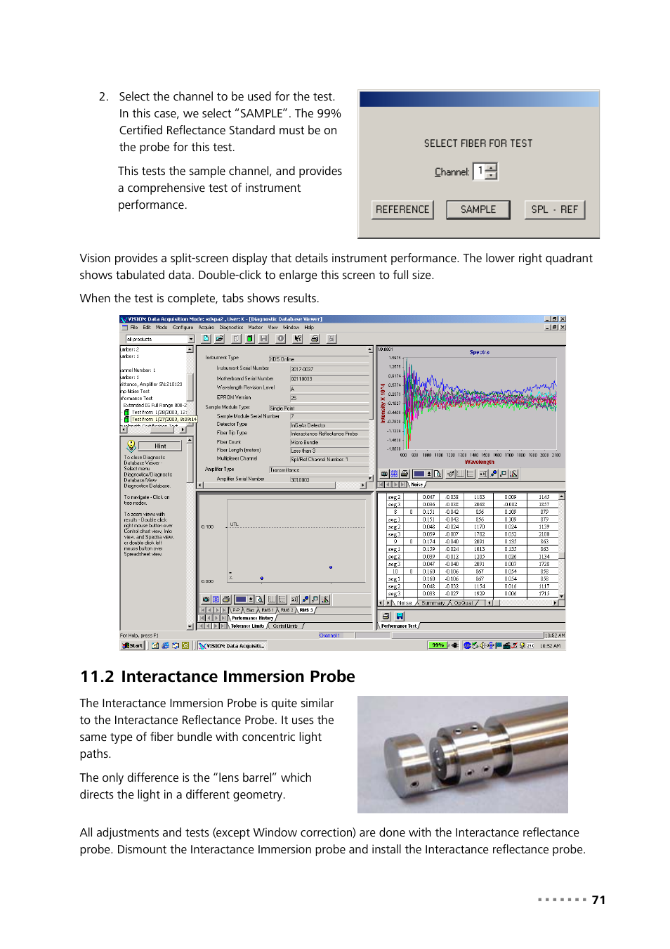 2 interactance immersion probe, Interactance immersion probe | Metrohm NIRS XDS Process Analyzer – DirectLight/NonContact User Manual | Page 73 / 140