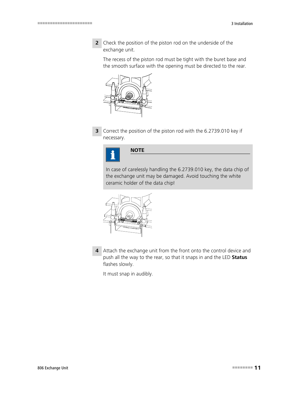 Metrohm 806 Exchange Unit User Manual | Page 19 / 44