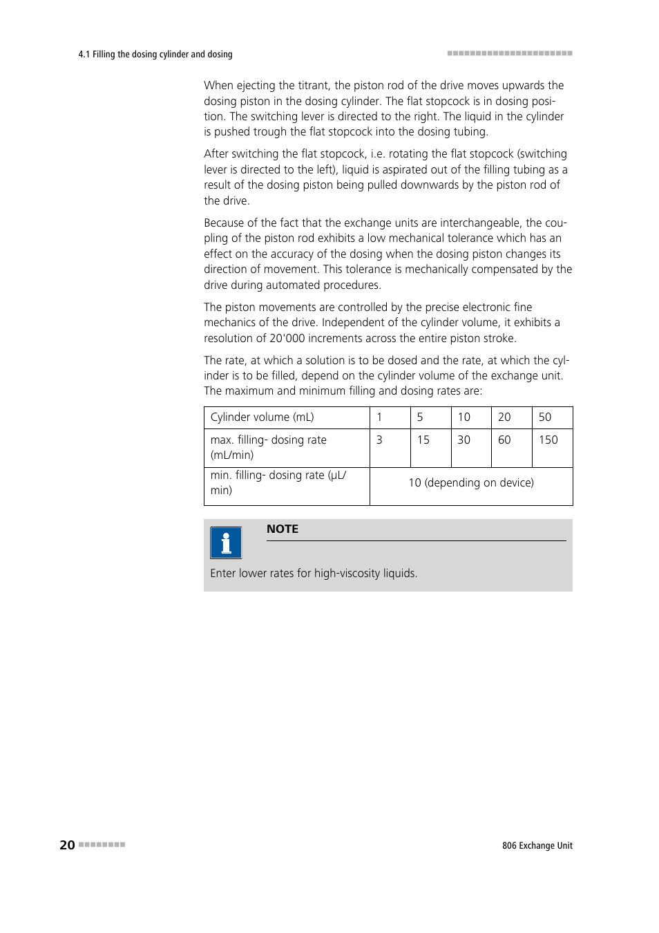 Metrohm 806 Exchange Unit User Manual | Page 28 / 44