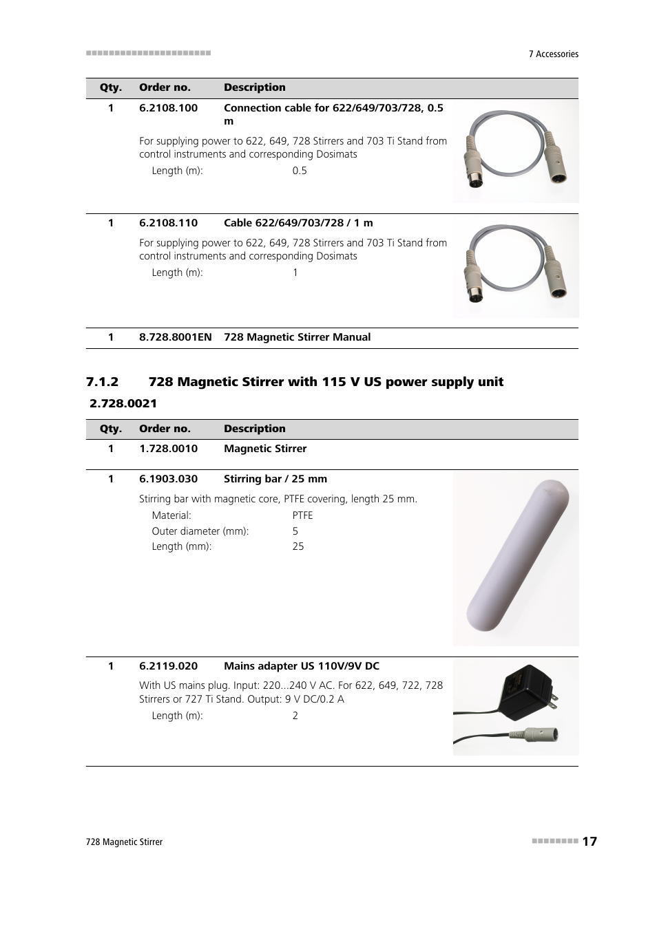 Metrohm 728 Magnetic Stirrer User Manual | Page 25 / 32