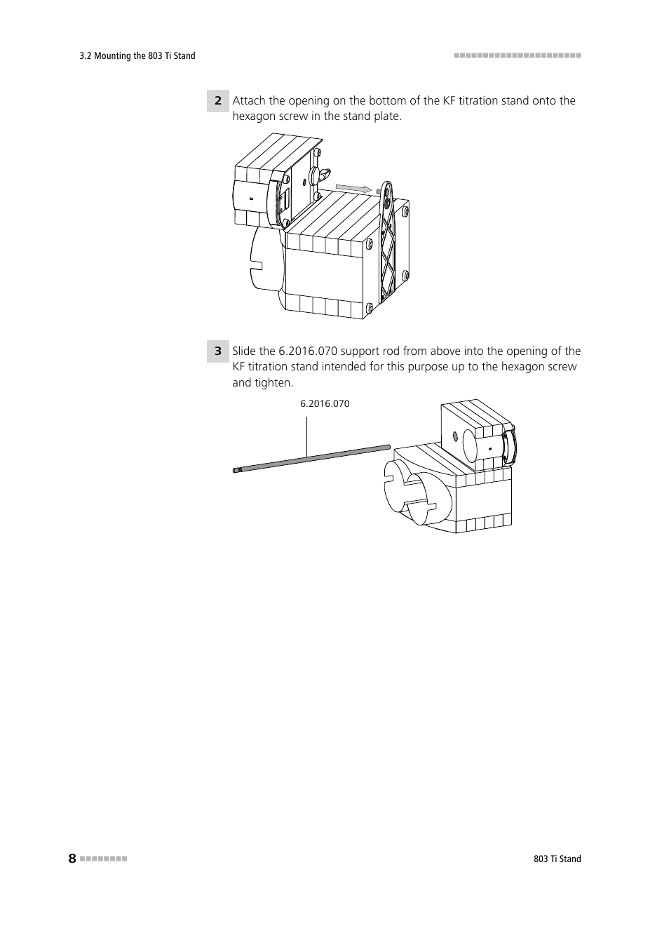 Metrohm 803 Ti Stand User Manual | Page 16 / 38