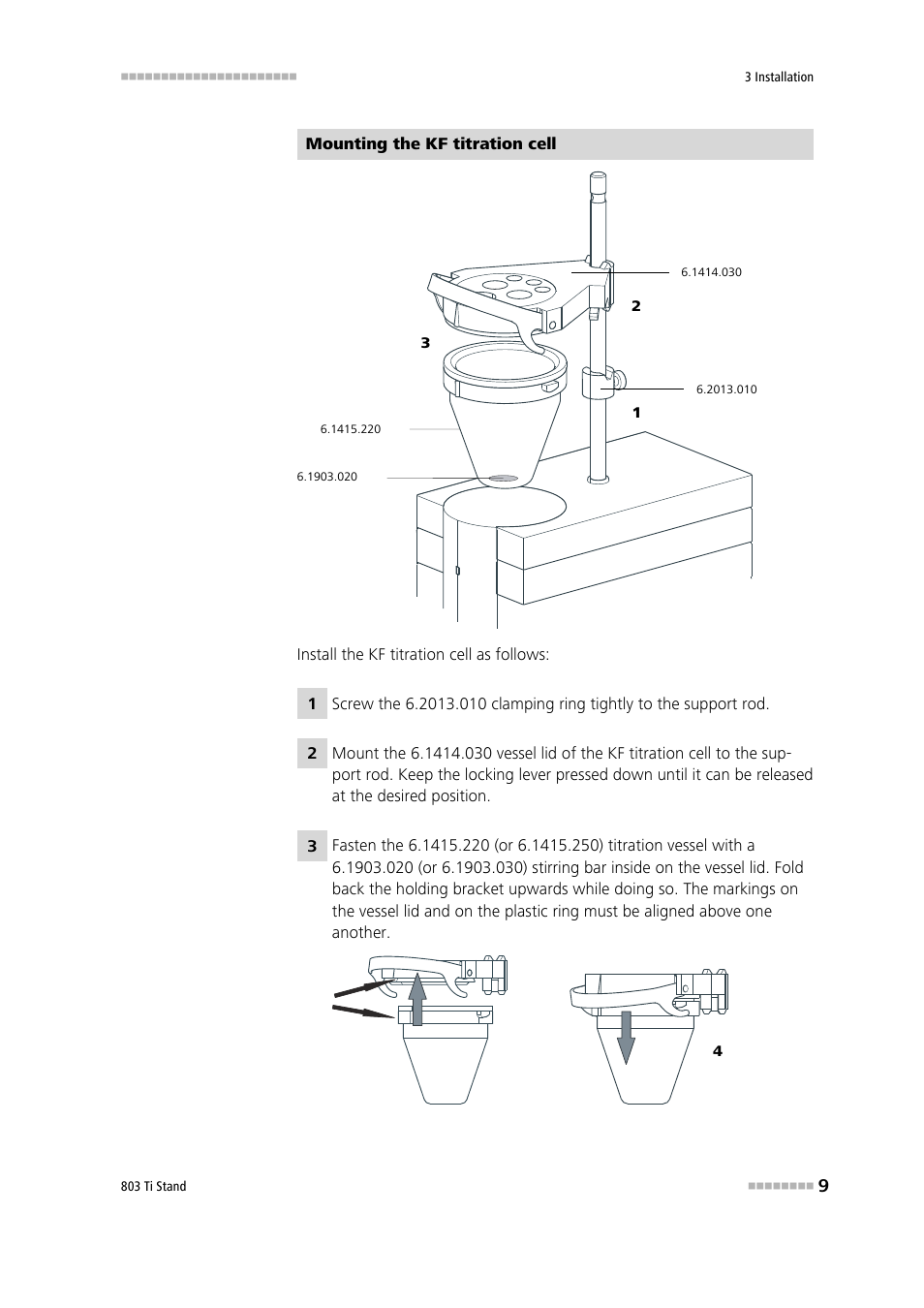 Metrohm 803 Ti Stand User Manual | Page 17 / 38