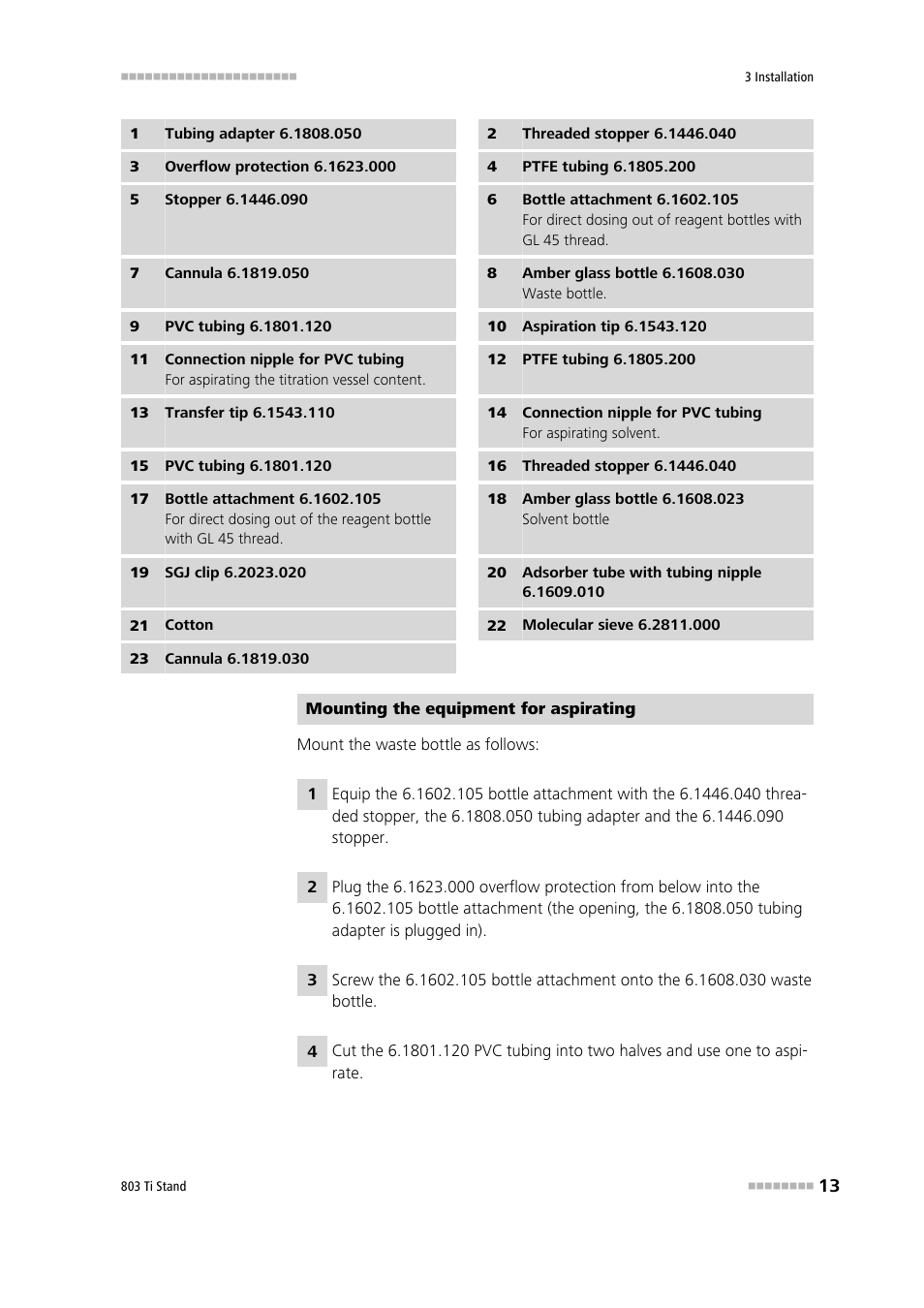 Metrohm 803 Ti Stand User Manual | Page 21 / 38