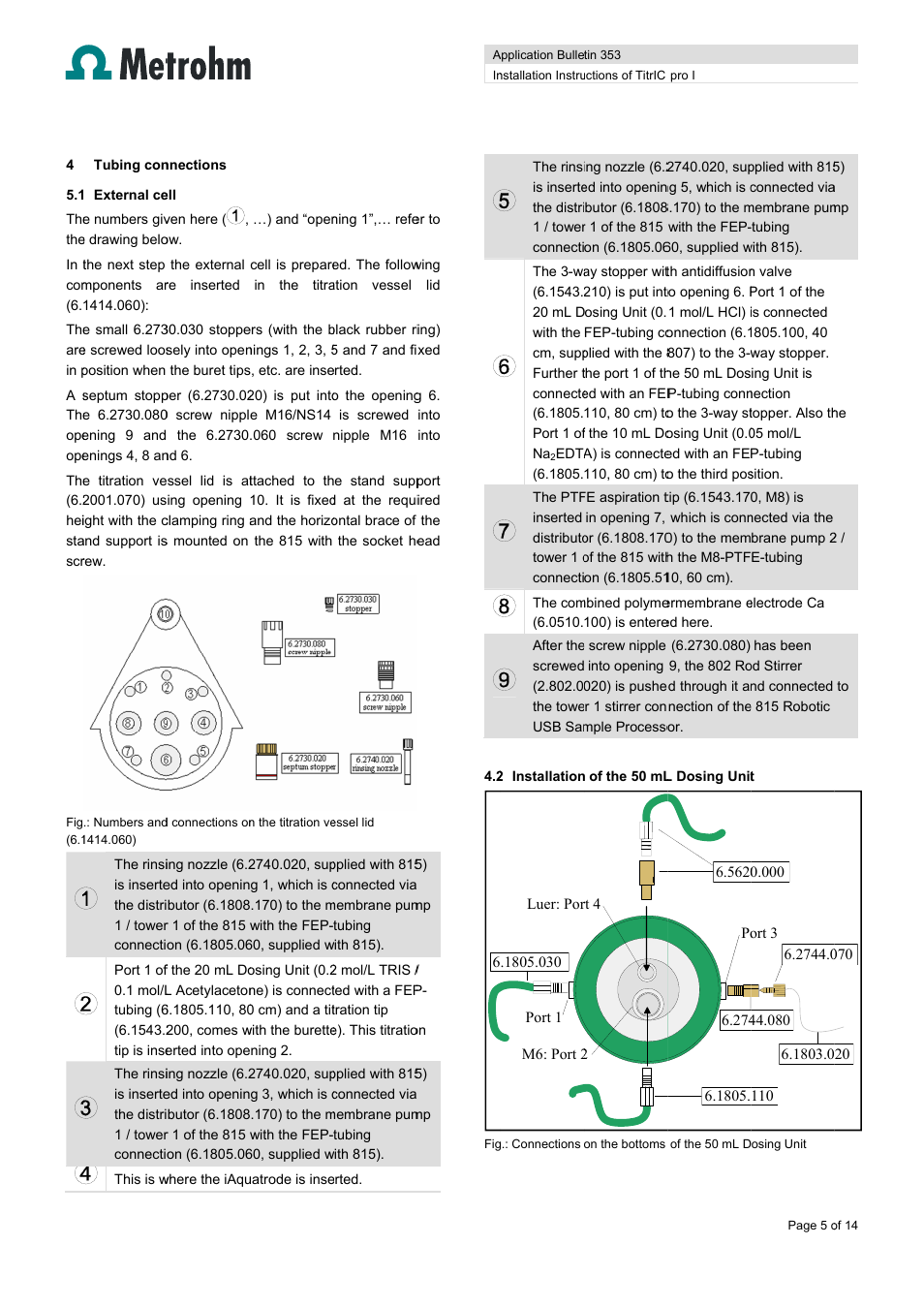 Metrohm TitrIC pro I User Manual | Page 5 / 14