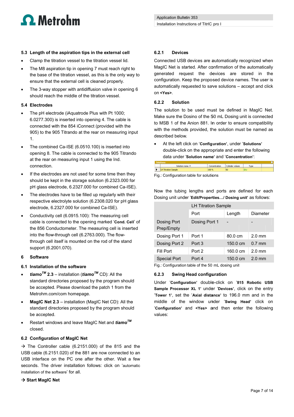 Metrohm TitrIC pro I User Manual | Page 7 / 14