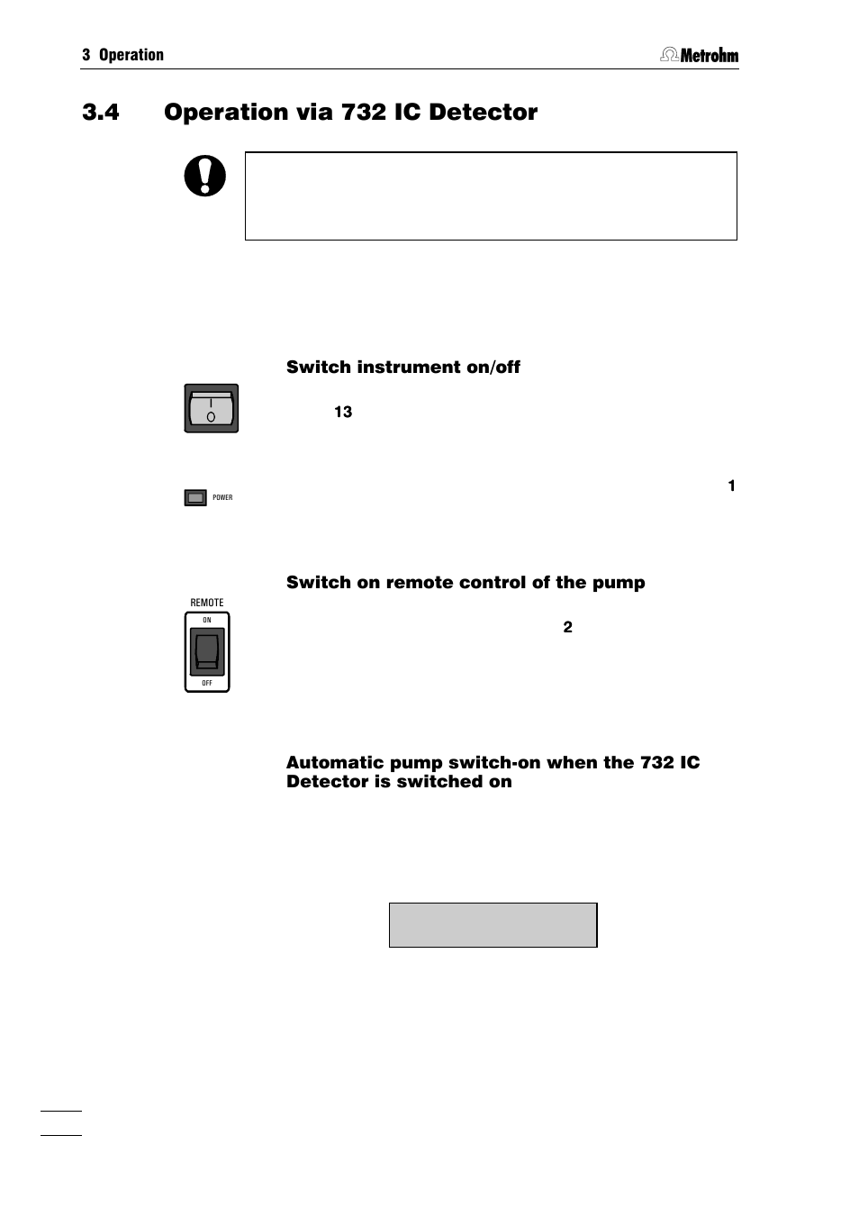 4 operation via 732 ic detector | Metrohm 753 Suppressor Module User Manual | Page 25 / 47