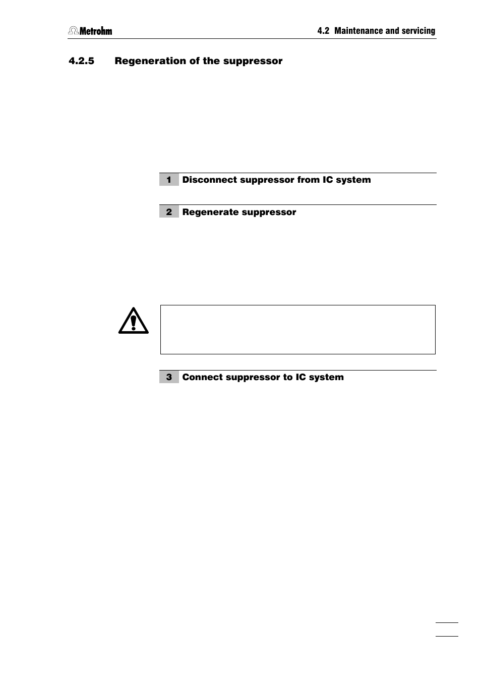 Metrohm 753 Suppressor Module User Manual | Page 32 / 47