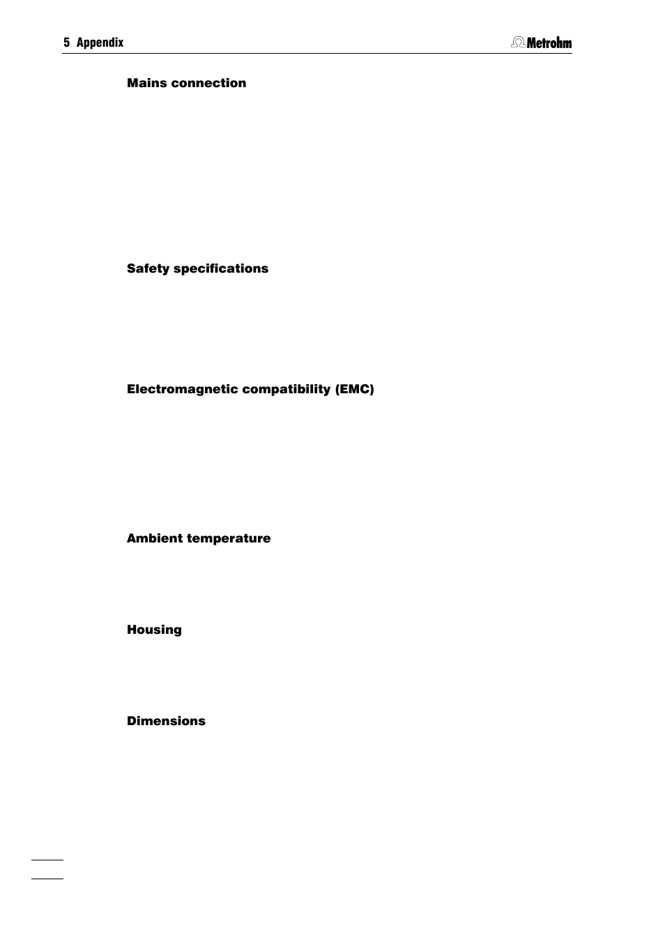 Metrohm 753 Suppressor Module User Manual | Page 39 / 47