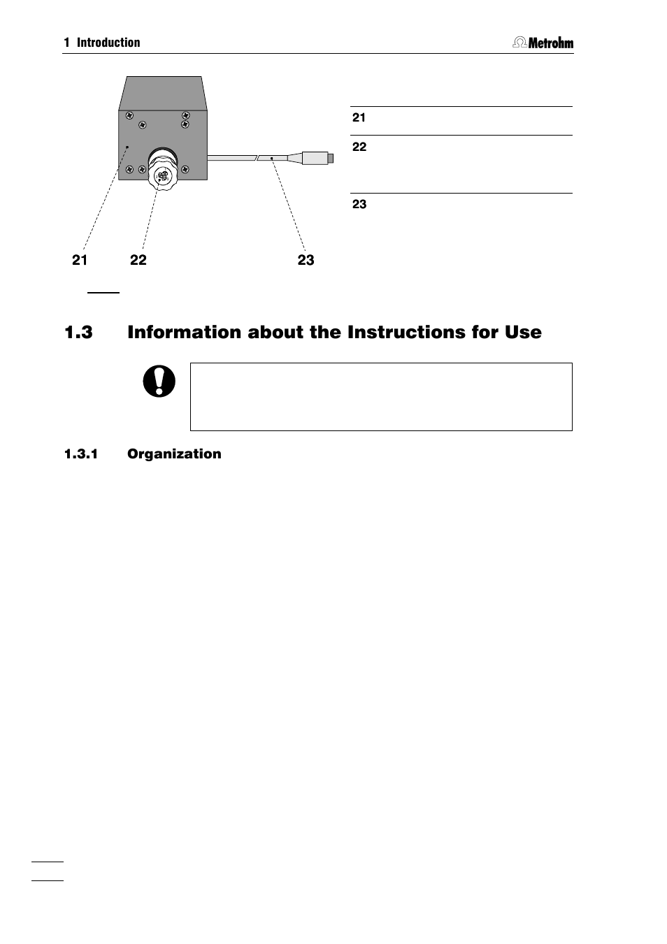 3 information about the instructions for use | Metrohm 753 Suppressor Module User Manual | Page 7 / 47