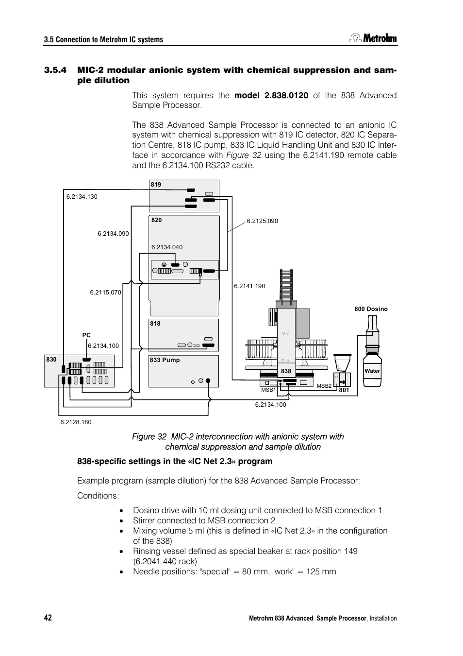 Dilution | Metrohm 838 Advanced Sample Processor Installation Instructions User Manual | Page 48 / 109
