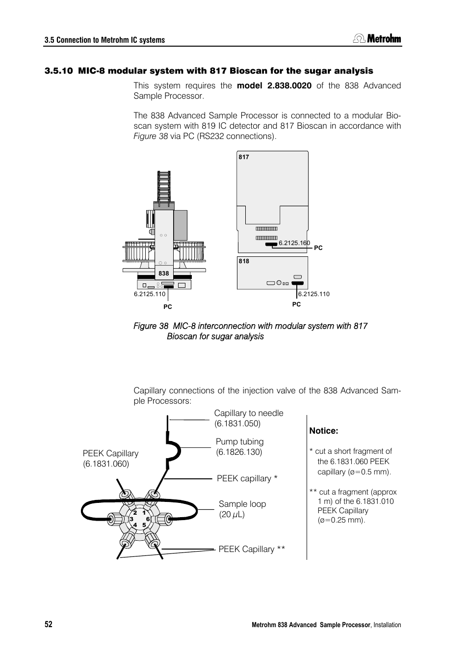 Metrohm 838 Advanced Sample Processor Installation Instructions User Manual | Page 58 / 109