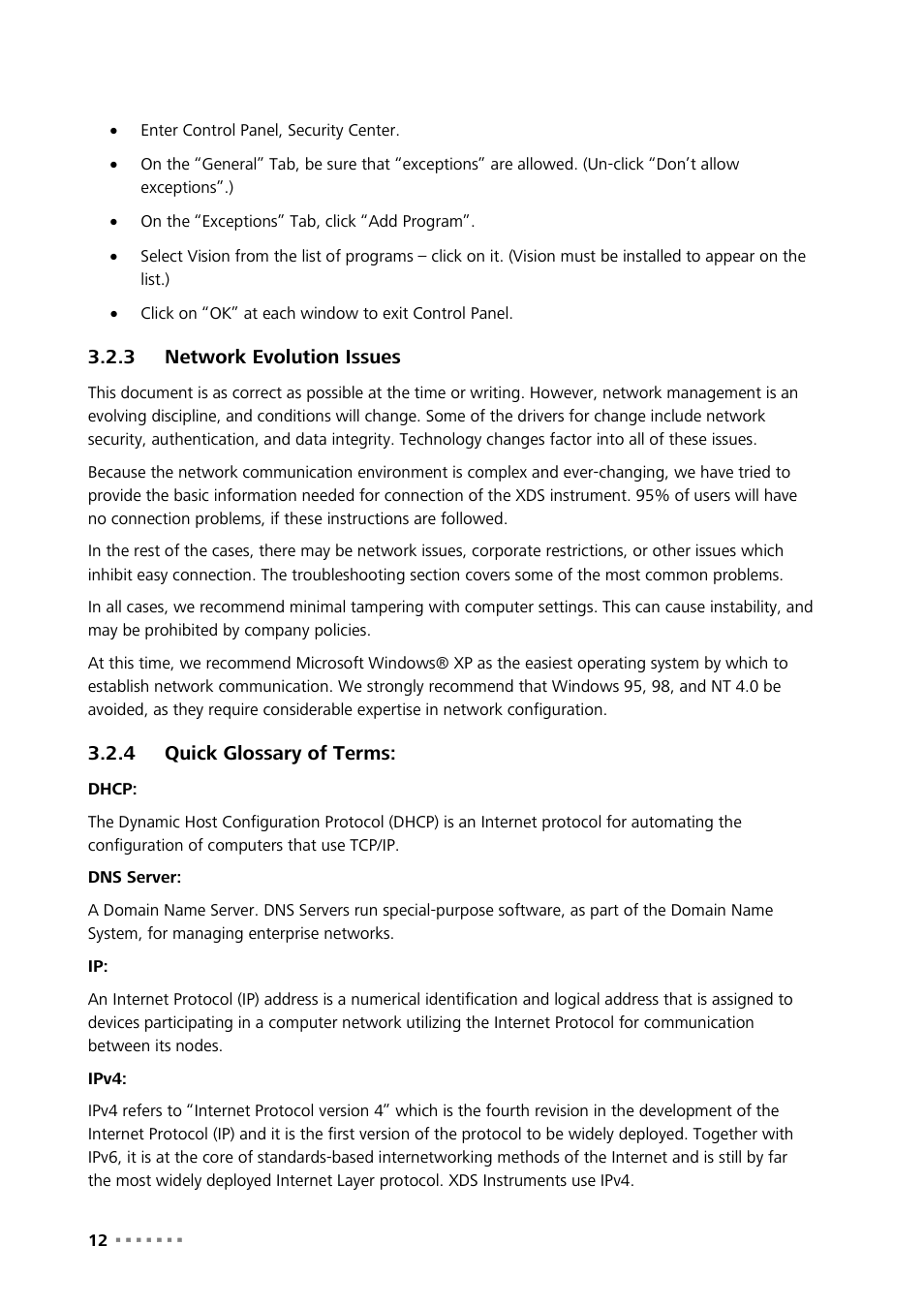 3 network evolution issues, 4 quick glossary of terms, Network evolution issues | Quick glossary of terms | Metrohm NIRS XDS Interactance OptiProbe Analyzer User Manual | Page 14 / 95