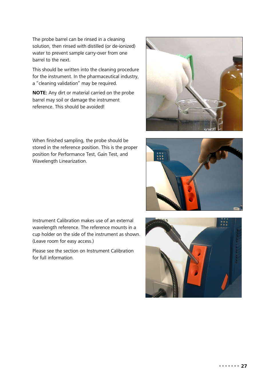 Metrohm NIRS XDS Interactance OptiProbe Analyzer User Manual | Page 29 / 95