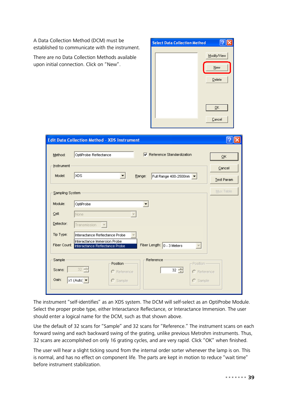 Metrohm NIRS XDS Interactance OptiProbe Analyzer User Manual | Page 41 / 95