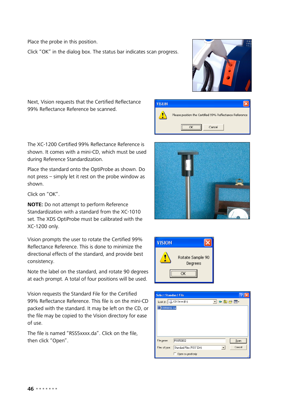 Metrohm NIRS XDS Interactance OptiProbe Analyzer User Manual | Page 48 / 95