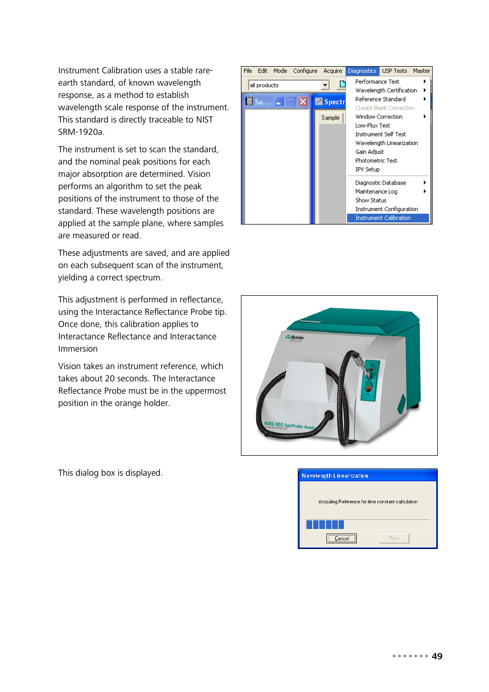 Metrohm NIRS XDS Interactance OptiProbe Analyzer User Manual | Page 51 / 95