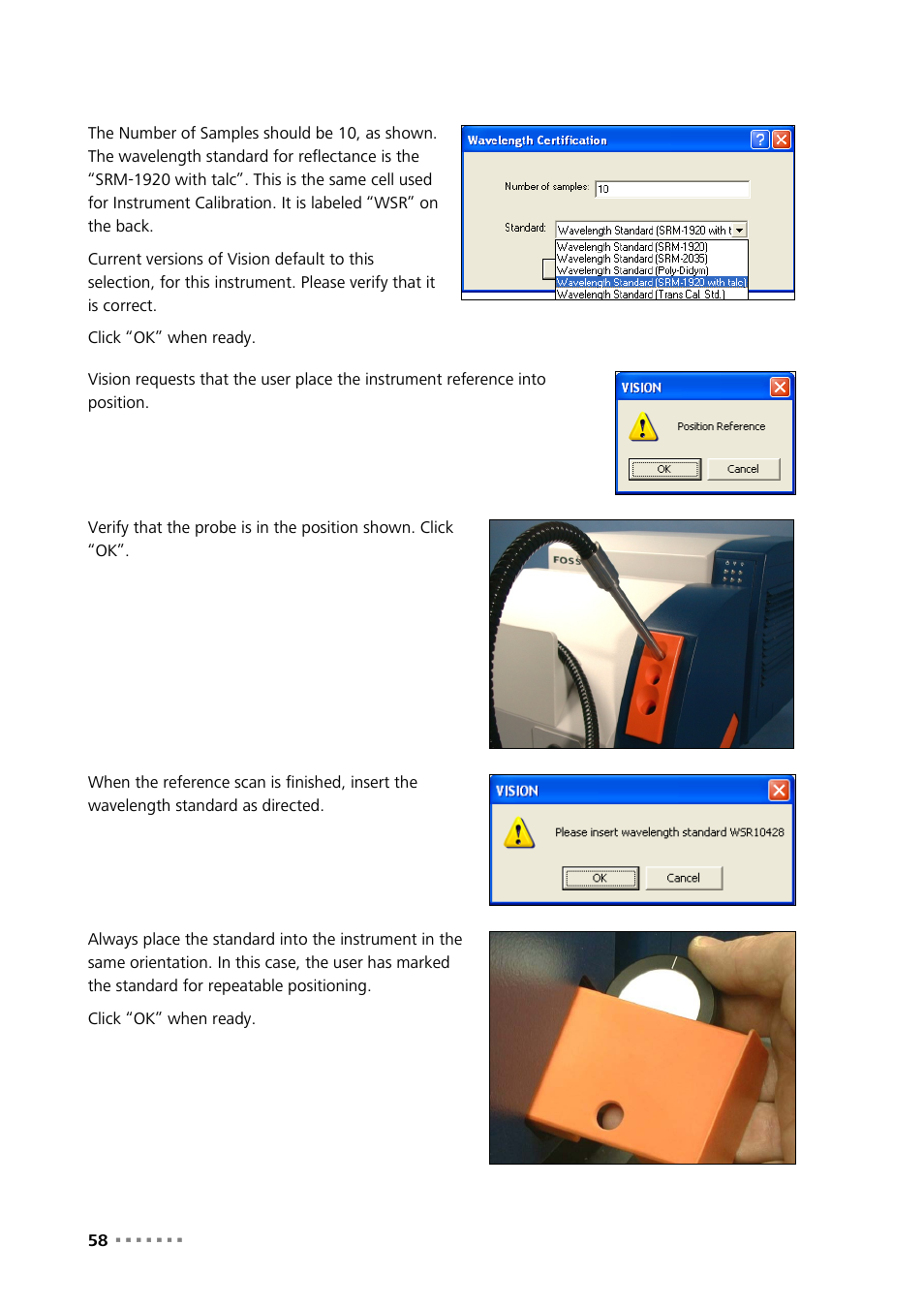 Metrohm NIRS XDS Interactance OptiProbe Analyzer User Manual | Page 60 / 95