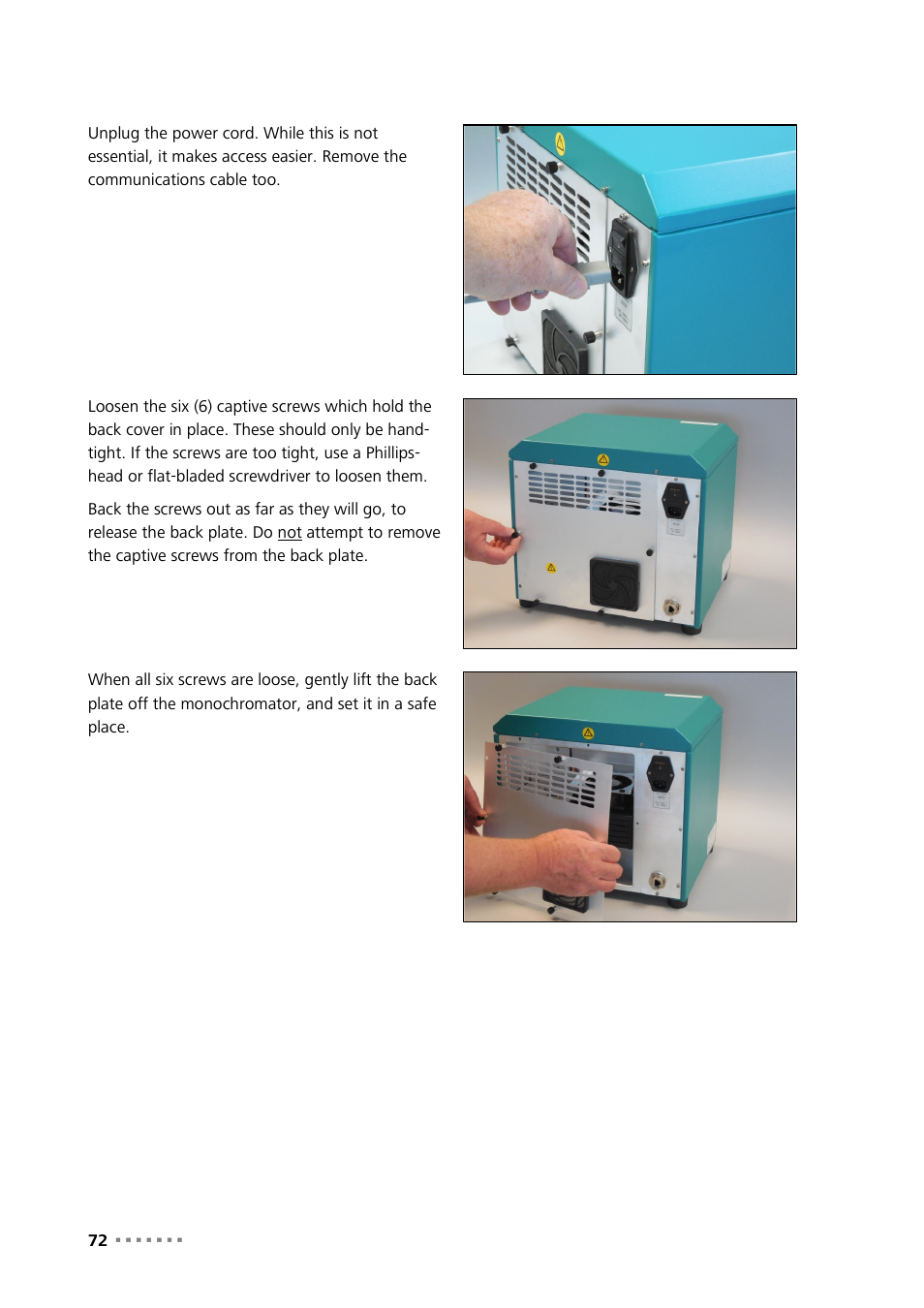 Metrohm NIRS XDS Interactance OptiProbe Analyzer User Manual | Page 74 / 95