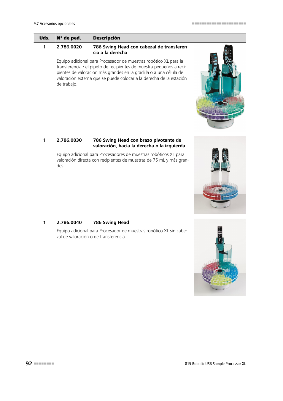 Metrohm 815 Robotic USB Sample Processor XL User Manual | Page 100 / 114