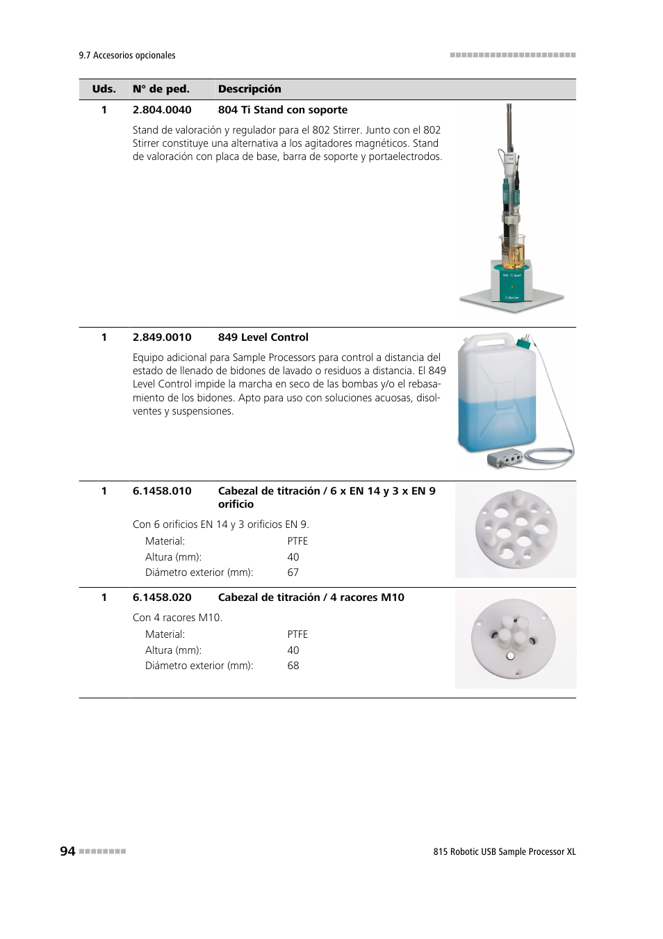 Metrohm 815 Robotic USB Sample Processor XL User Manual | Page 102 / 114