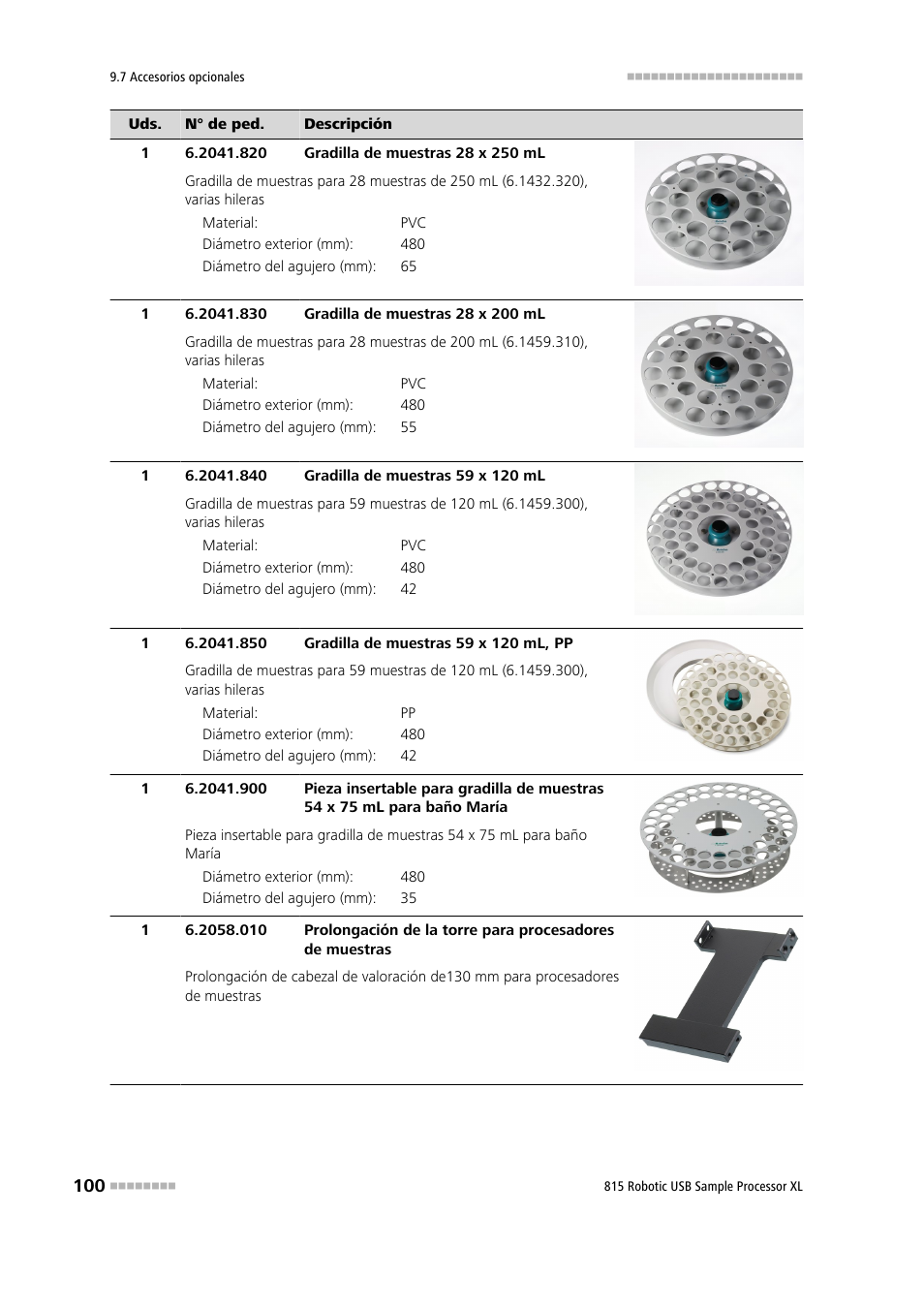 Metrohm 815 Robotic USB Sample Processor XL User Manual | Page 108 / 114