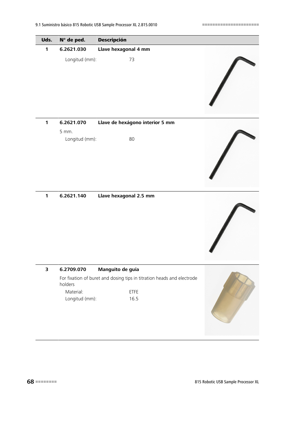 Metrohm 815 Robotic USB Sample Processor XL User Manual | Page 76 / 114