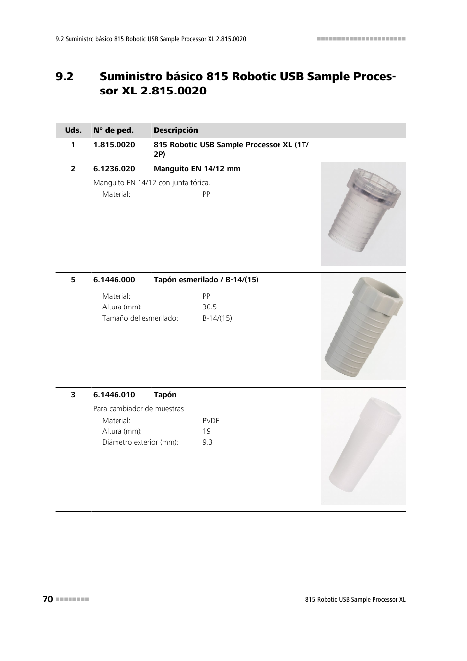 Metrohm 815 Robotic USB Sample Processor XL User Manual | Page 78 / 114