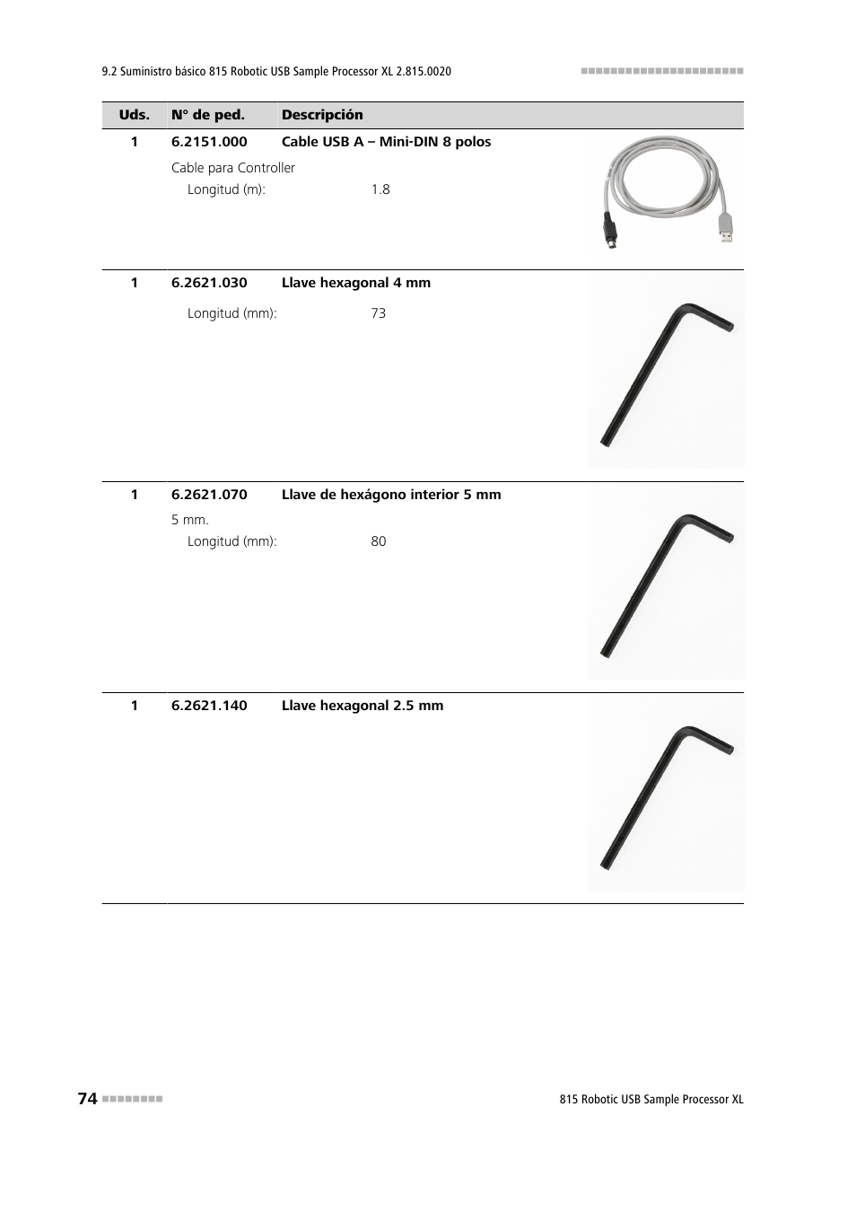 Metrohm 815 Robotic USB Sample Processor XL User Manual | Page 82 / 114