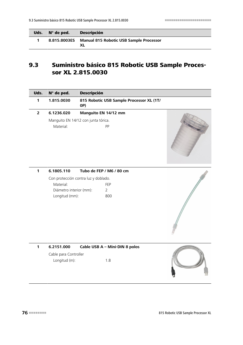 Metrohm 815 Robotic USB Sample Processor XL User Manual | Page 84 / 114