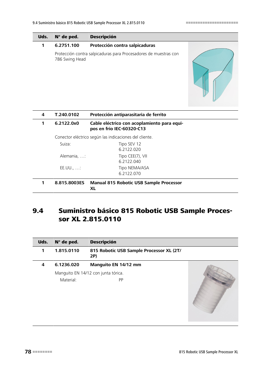 Metrohm 815 Robotic USB Sample Processor XL User Manual | Page 86 / 114