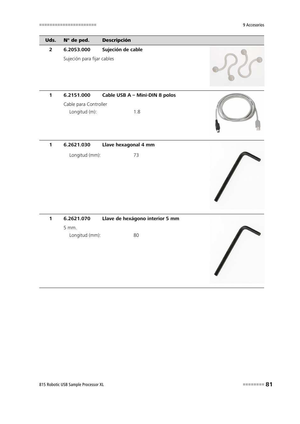 Metrohm 815 Robotic USB Sample Processor XL User Manual | Page 89 / 114