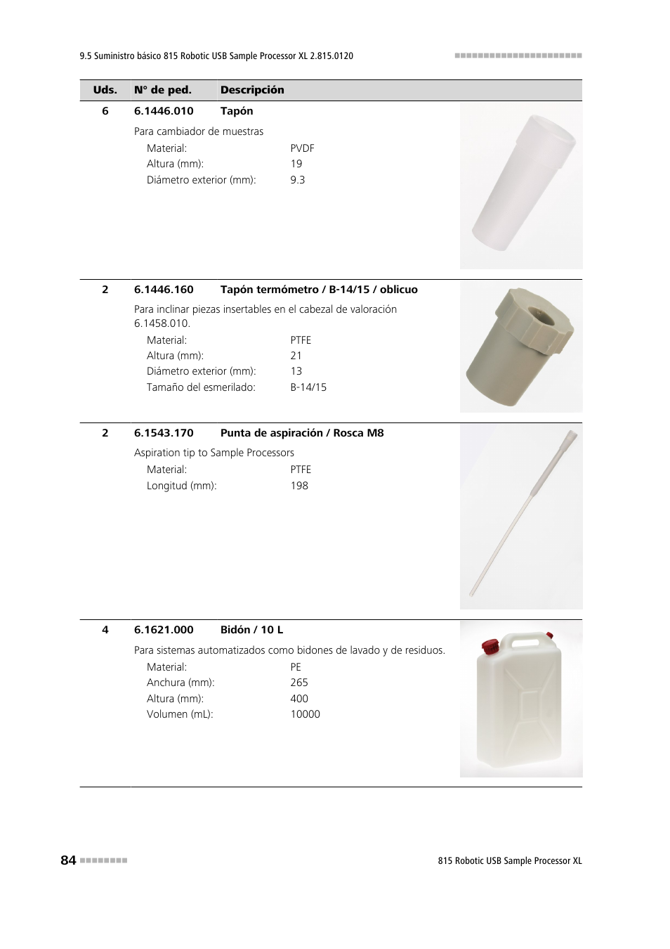 Metrohm 815 Robotic USB Sample Processor XL User Manual | Page 92 / 114