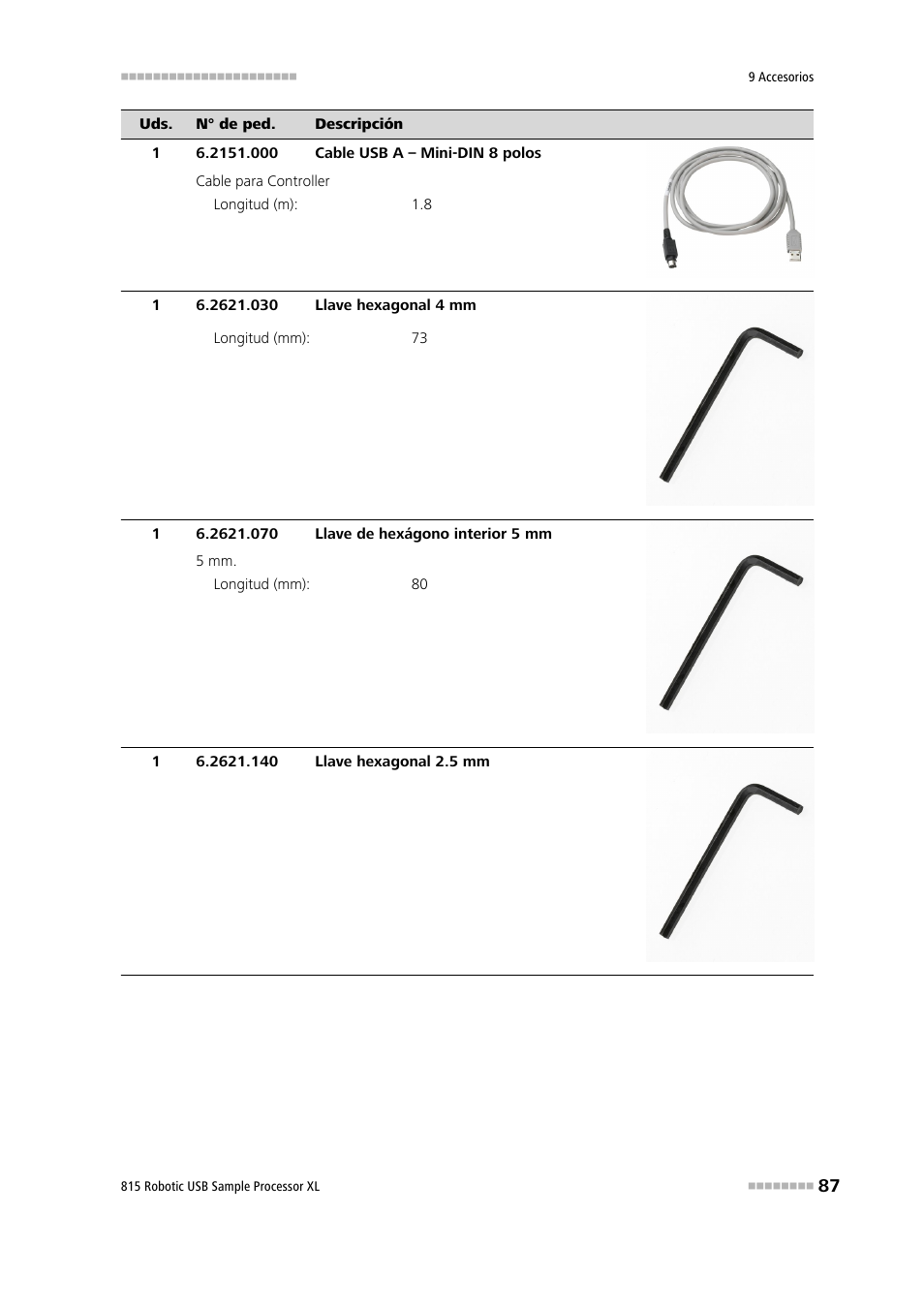 Metrohm 815 Robotic USB Sample Processor XL User Manual | Page 95 / 114